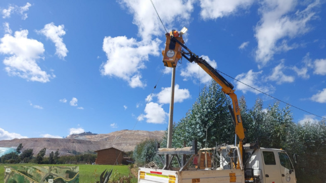 Instalación de alumbrado público LED