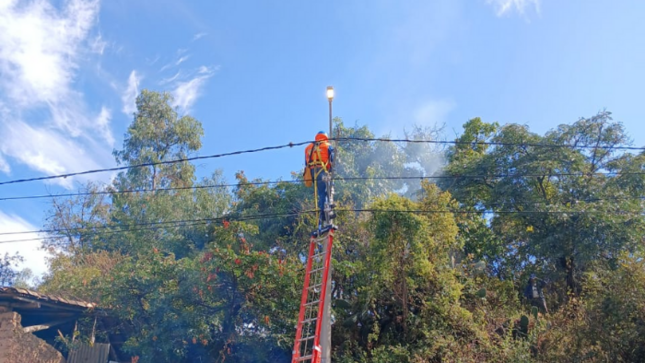 Instalación de alumbrado público LED