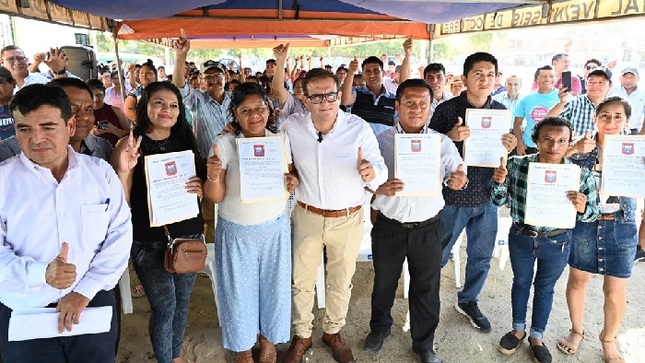 Títulos de proiedad otorgados