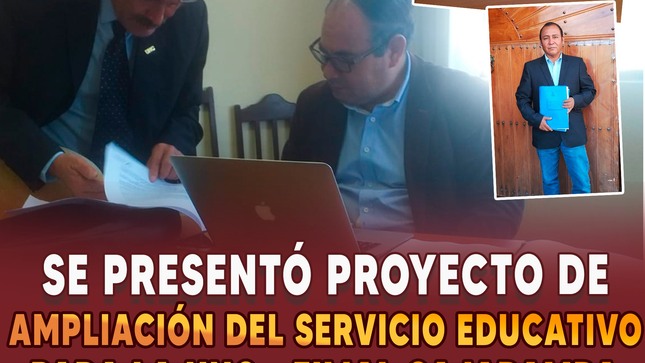 Se presentó proyecto de ampliación del servicio educativo para la UNC-Filial Cajabamba