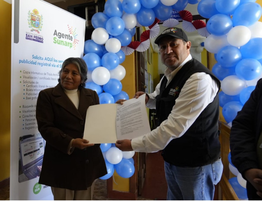 Foto de Funcionario de Sunarp inaugura "Agente Sunarp" en Cusco