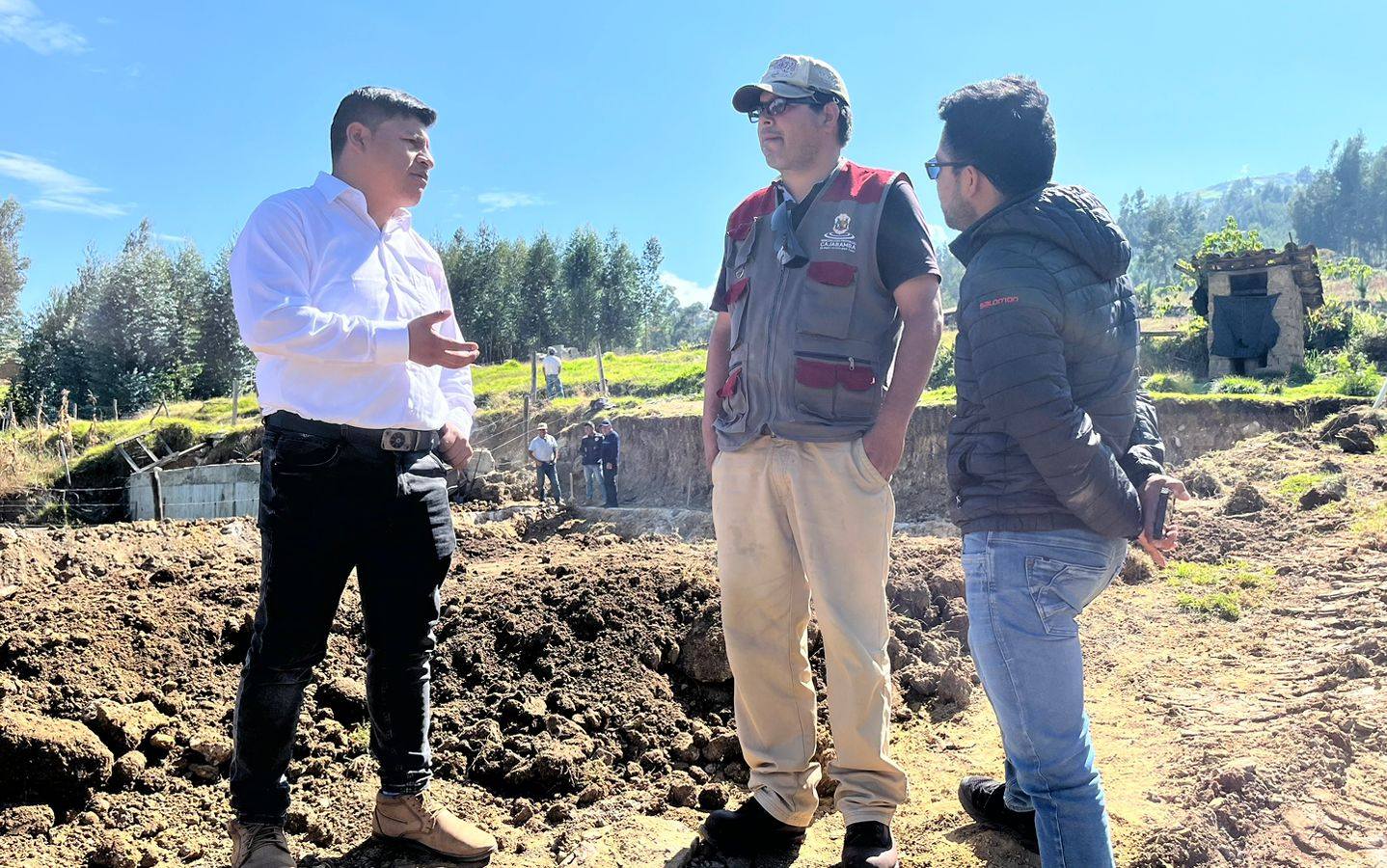 Agua para la agricultura, creación del micro reservorio tipo 3 en Chinshicucho
