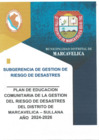 Vista preliminar de documento PLAN DE EDUCACION COMUNITARIA