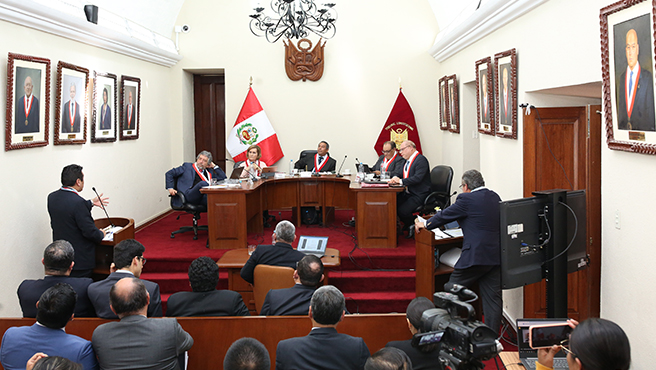 TC sesionó en audiencia pública en Arequipa y dejó al voto cuatro causas, entre ellas el competencial por el caso de la inhabilitación de dos miembros de la JNJ