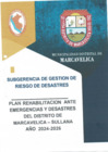 Vista preliminar de documento PLAN REHABILITACION ANTE EMERGENCIAS Y DESASTRES