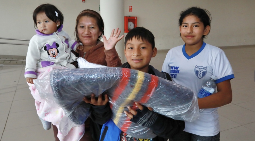 Gobierno Regional y Alcaldía de Mi Perú apoyan a población más necesitada contra el friaje