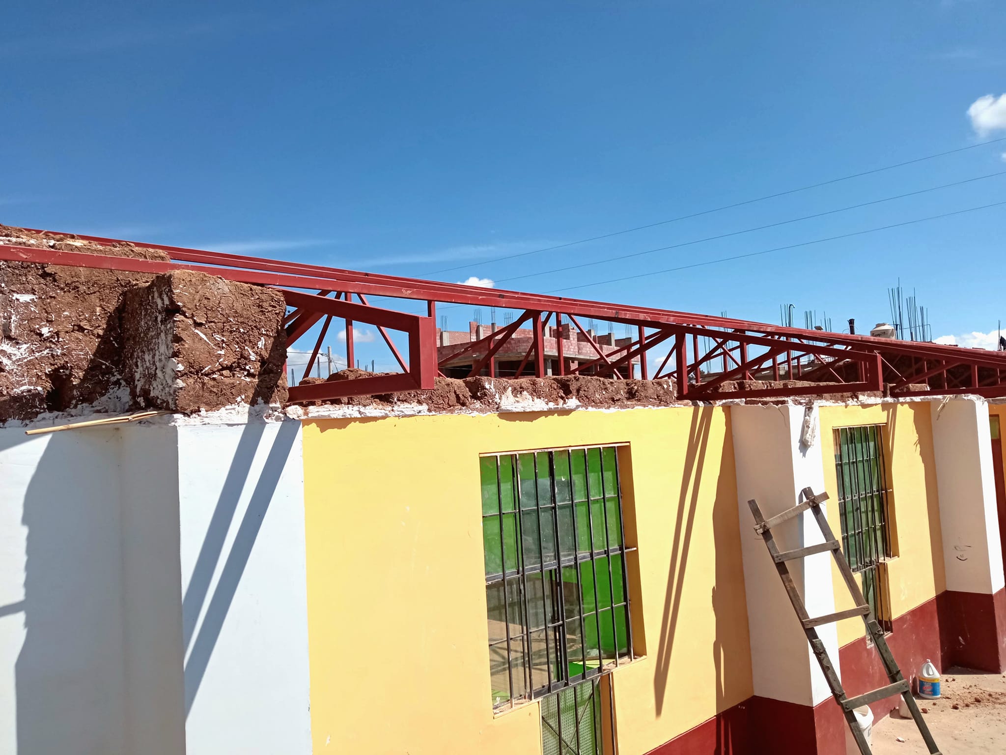 Imagen del techado del jardín inicial