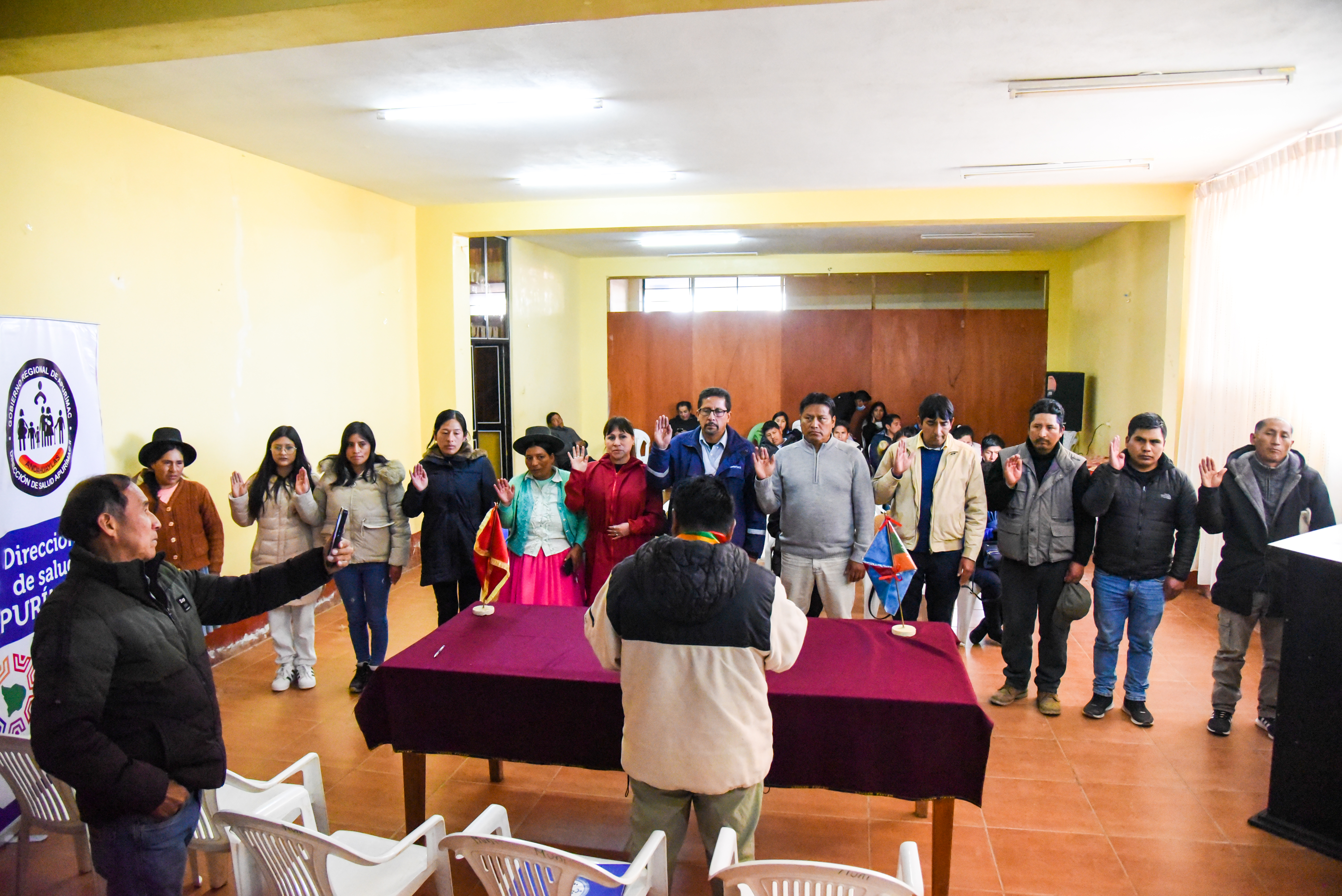 Imagen de la juramentación del Comité Distrital de Salud