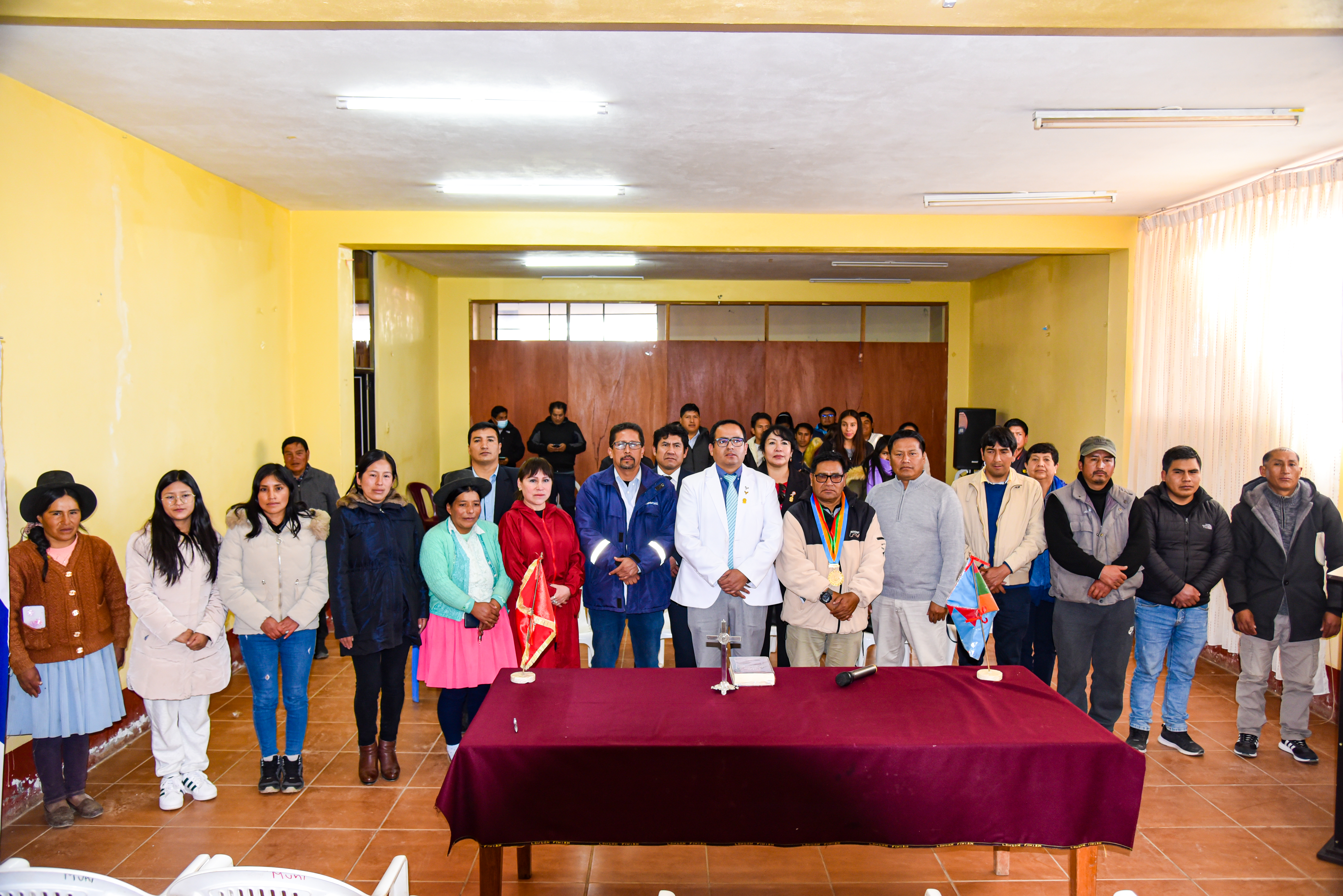 Imagen de la juramentación del Comité Distrital de Salud
