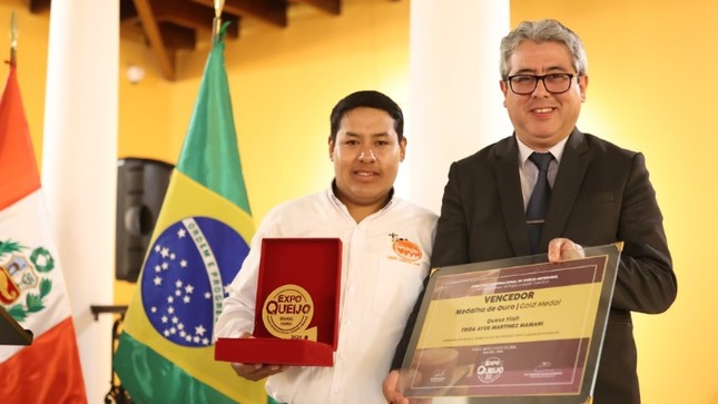 Con 3 medallas de oro y 1 de plata, quesos de Puno, La Libertad y Cajamarca fueron los galardonados entre más de mil quesos de 14 países