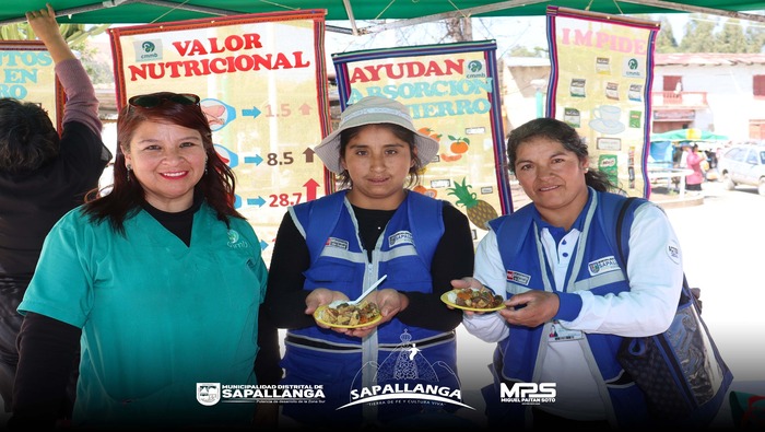 Realizan sesión demostrativa en preparación de alimentos ricos en hierro
