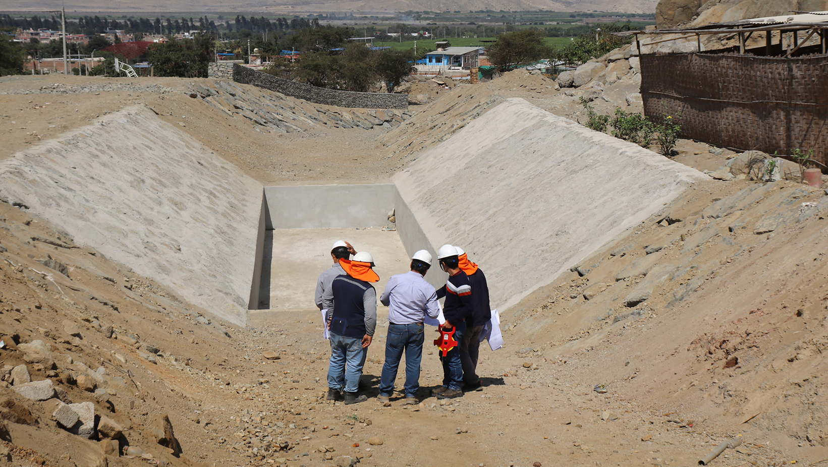 Concluye Obra de Prevención en la quebrada San Cristóbal de San Jacinto