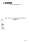 Vista preliminar de documento GUIA PARA LA APLICACION DEL TRABAJO REMOTO