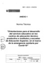 Vista preliminar de documento Orientaciones para los centros de educación técnico productiva, institutos y escuelas de educación superior