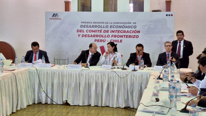 Cancillería Moquegua impulsa el cumplimiento de los acuerdos del Comité de Integración y Desarrollo Fronterizo Perú–Chile