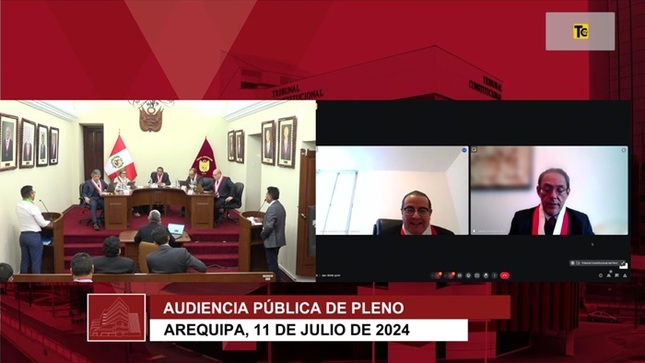 Pleno del Tribunal Constitucional sesionó por segundo día en Arequipa y luego de escuchar los alegatos de los abogados dejó al voto nueve causas
