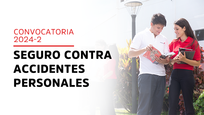 Convocatoria a estudiantes 2024 - II  - Seguro contra accidente