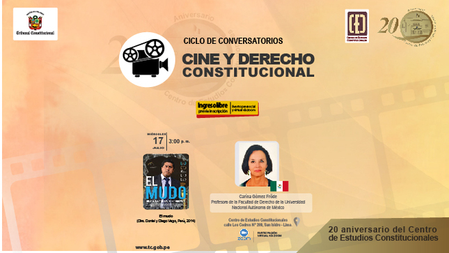Conversatorio sobre cine y derecho tratará el miércoles 17 de julio sobre la película “El mudo”, organizado por el CEC del TC 