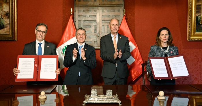 El Perú y Suiza celebran sus 140 años de relaciones diplomáticas