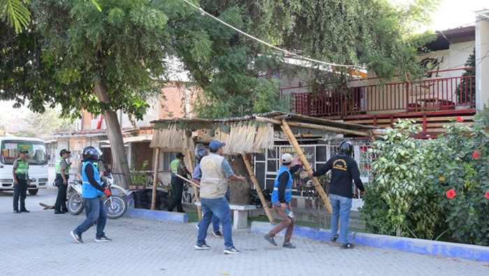 Retiro de construcción rústica