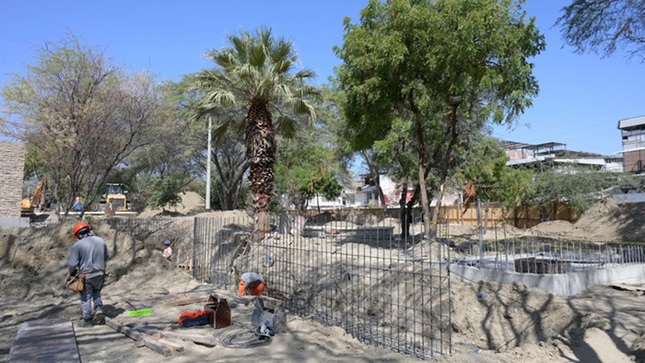 Construcción parque Néstor Martos