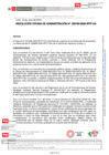 Vista preliminar de documento Resolución de Oficina de Administración N° 000160-2024-OA