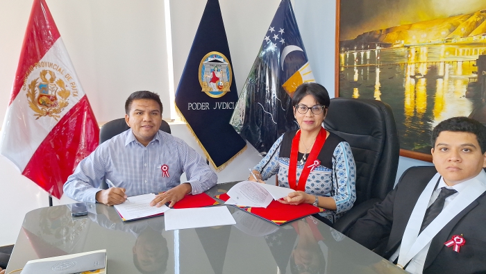 Corte Superior de Piura y Municipalidad de Paita suscriben convenio marco de cooperación