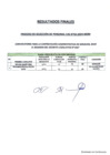 Vista preliminar de documento Lista de ganadores del concurso Publico