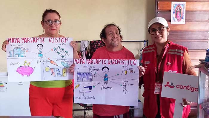 Contigo realizó visitas domiciliarias a más de 5400 personas con discapacidad severa a nivel nacional