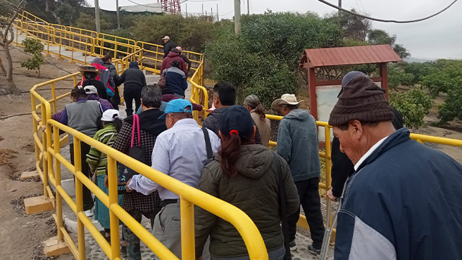 CIAM realizo un paseo recreativo por las instalaciones del puerto punta lobitos de puerto Huarmey.