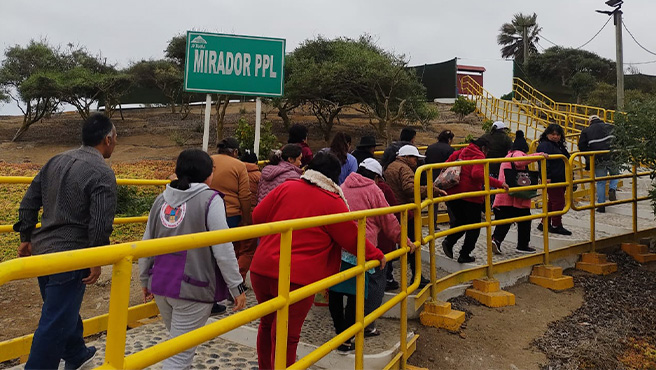 CIAM realizo un paseo recreativo por las instalaciones del puerto punta lobitos de puerto Huarmey.