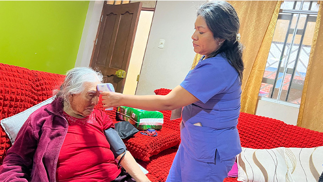 CIAM realizó la asistencia y visita domiciliaria de los adultos mayores de la provincia.