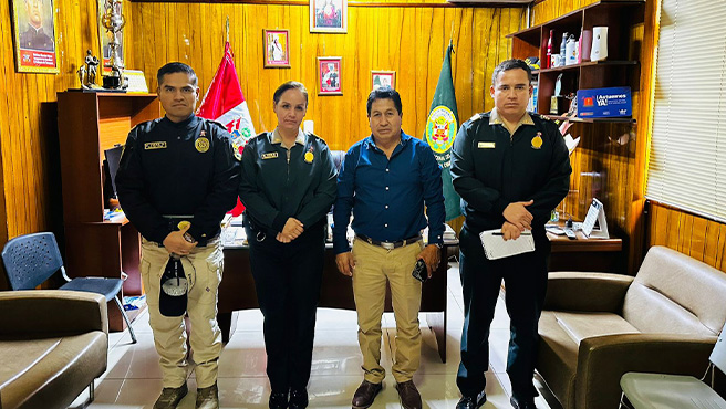 Reunión por la seguridad ciudadana de nuestra ciudad de Huarmey.