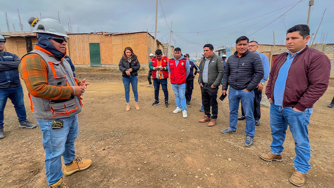 Comisión de regidores fiscalizan la obras complementarias del nuevo Hospital de Huarmey 