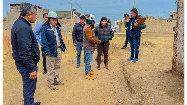 Comisión de regidores fiscalizan la obras complementarias del nuevo Hospital de Huarmey 