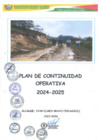 Vista preliminar de documento Plan de continuidad Operativa_2024-2025