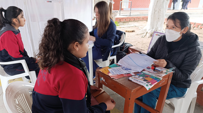 Mas de 1000 alumnas fueron beneficiadas con la campaña de salud integral de la Diris Lima Sur