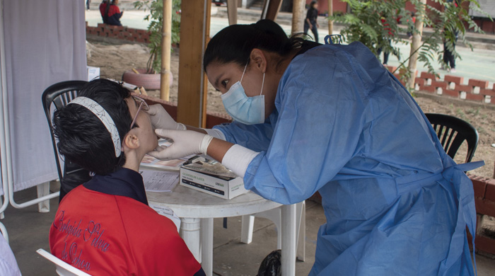 Mas de 1000 alumnas fueron beneficiadas con la campaña de salud integral de la Diris Lima Sur