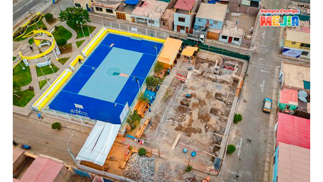 ¡Las obras no paran en Mejía! Avances del mejoramiento de los servicios culturales, industriales y artes del centro cultural de las Gaviotas