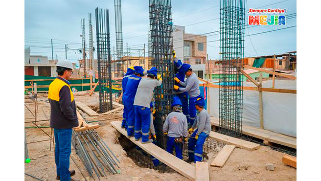 ¡Las obras no paran en Mejía! Avances del mejoramiento de los servicios culturales, industriales y artes del centro cultural de las Gaviotas