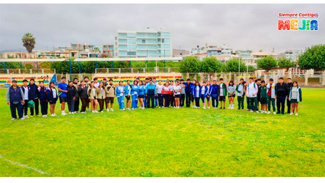 El Estadio Municipal de Mejía fue sede de los Juegos Escolares Deportivos y Paradeportivos de la UGEL-ISLAY