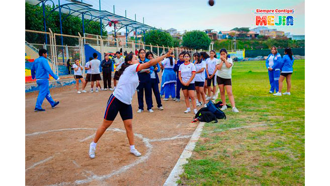 El Estadio Municipal de Mejía fue sede de los Juegos Escolares Deportivos y Paradeportivos de la UGEL-ISLAY