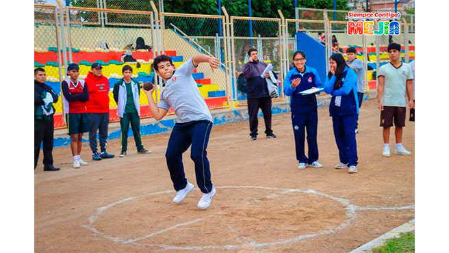 El Estadio Municipal de Mejía fue sede de los Juegos Escolares Deportivos y Paradeportivos de la UGEL-ISLAY