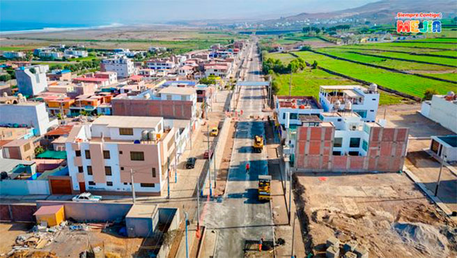 ¡Ya es una realidad! Trabajos finales del mejoramiento de la transitabilidad vehicular y peatonal en la Av. Tambo