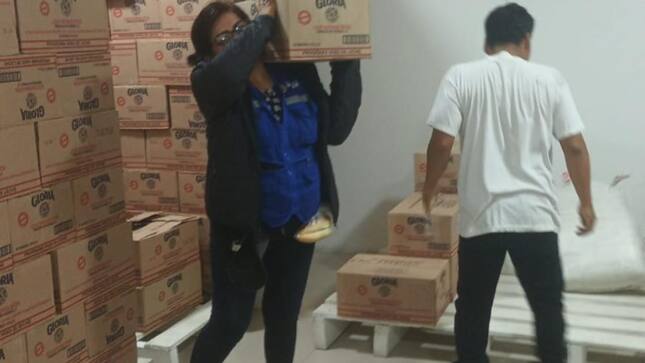 Programa de vaso de leche de belén realiza entrega de insumos