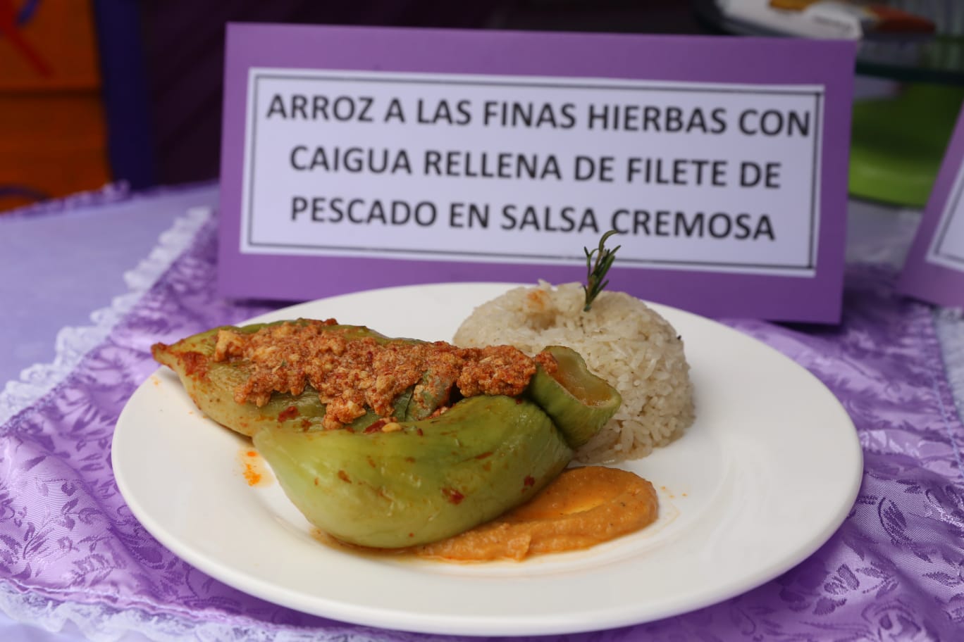 Plato ganador en Qali Warma Gourmet