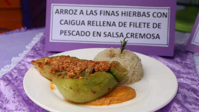 Plato ganador en Qali Warma Gourmet