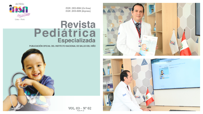 El Dr. Carlos Mariño, editor adjunto de la Revista Pediátrica, invitó a todos los profesionales de la salud del INSN a participar con sus artículos de investigación.
