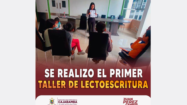 realizó el primer taller de lectoescritura