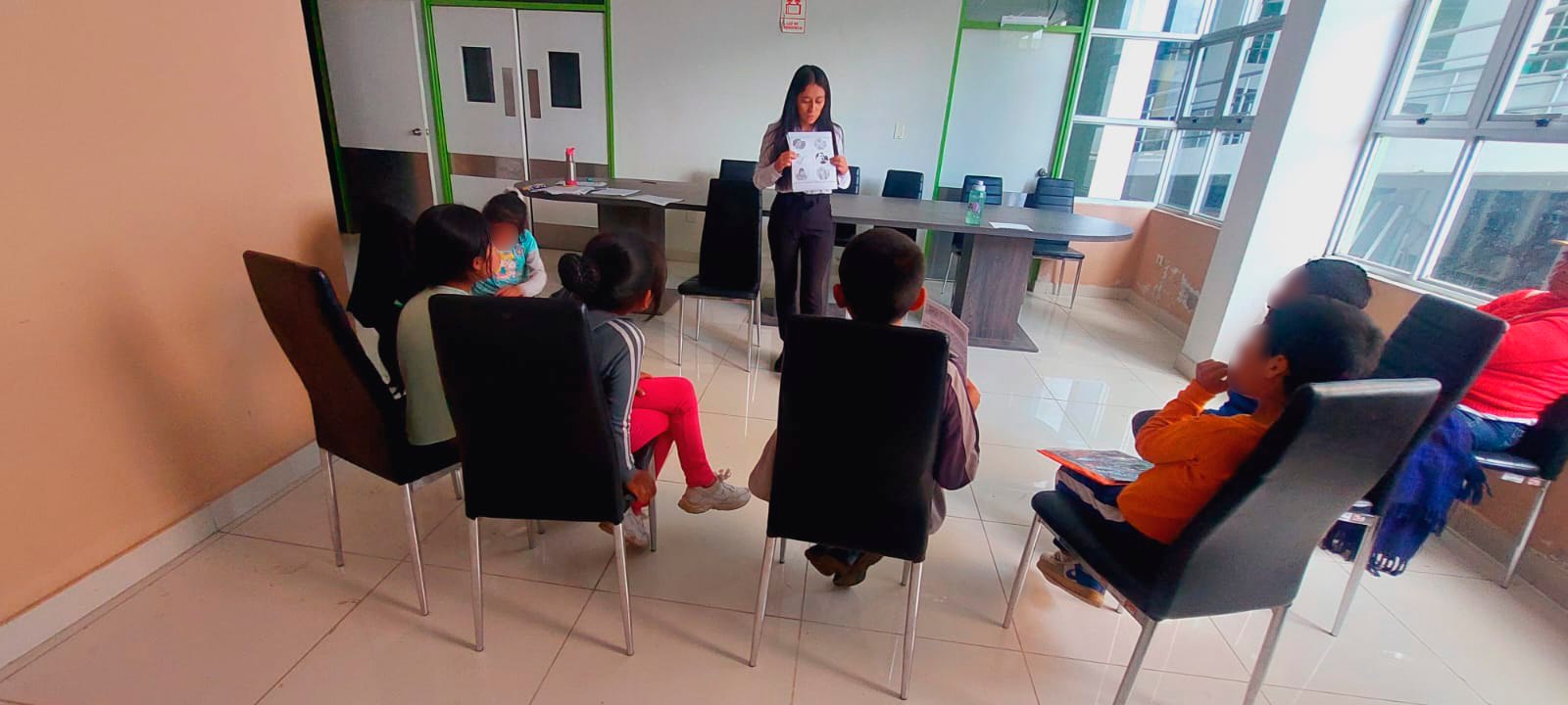 realizó el primer taller de lectoescritura